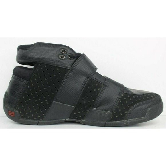 Size 11.5 - Nike LeBron Air 20-5-5 Black 2005 Red Rare Great shape main image 9